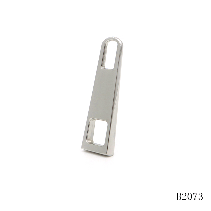 Nickel Silver Zipper Pull OEM ODM Zipper Puller Tag Attachments