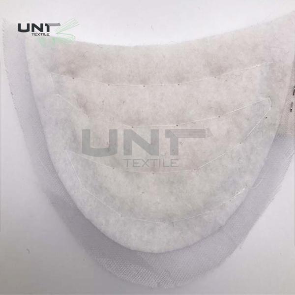 100% Cotton White Shoulder Padding / Mens Jacket Suit Shoulder Pads