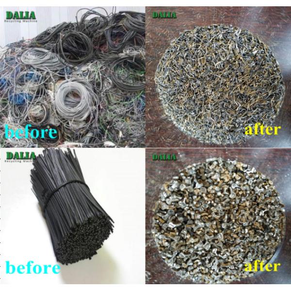 No Pollution Scrap Copper Cable Recycling Machine Custom Voltage DLD-600 Dry Type