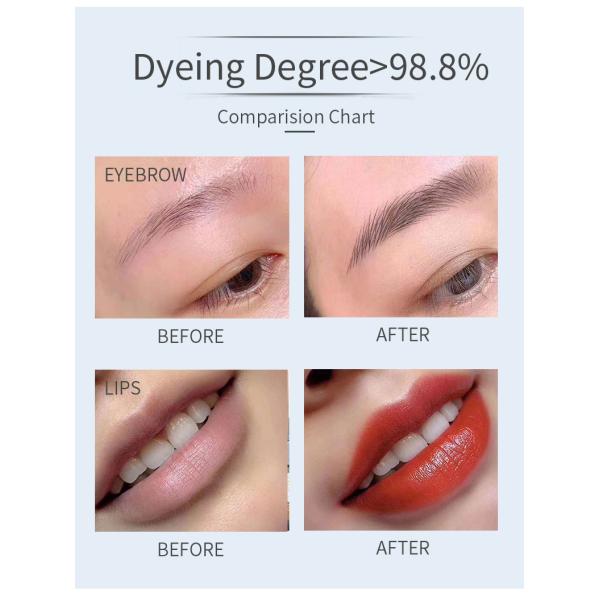 Emulsion 12ML Semi Permanent Makeup Pigments For Eyebrows lip