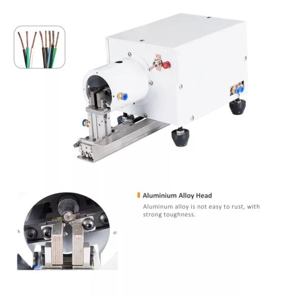 26-10AWG Cable Semi Automatic Wire Stripping And Twisting Machine CX-200QL