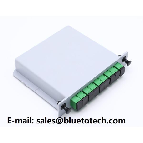 1x8 Cassette LGX Box PLC Fiber Optic Splitter Single Mode