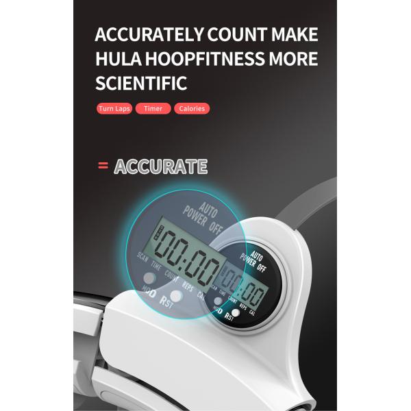 Smart Counting Detachable Exercise Hula Hoop For With LCD Display