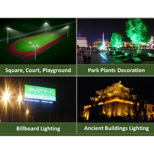 60W IP66 Square Outdoor Solar Lighting System Intelligent Light Controlled 23H