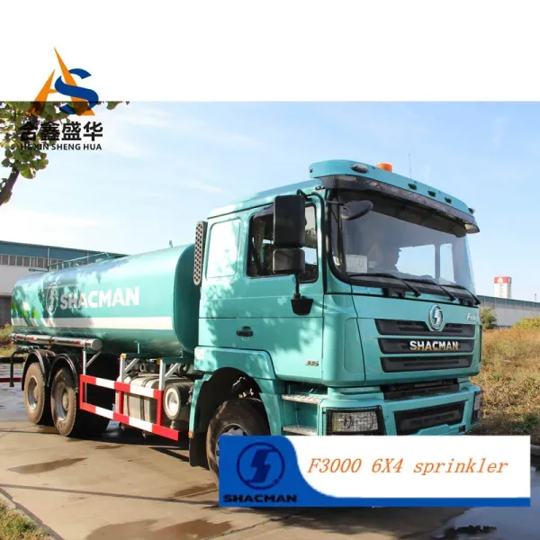 20000 Liters 25000 Liters Water Sprinkler Truck Shacman F3000 6X4