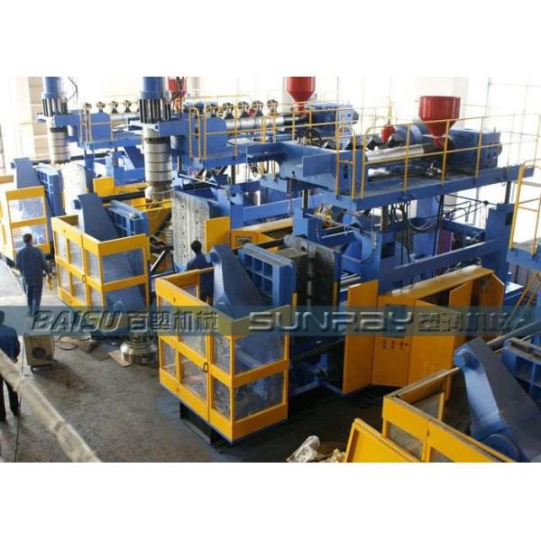 23 Pcs / Hour Automatic Bottle Blowing Machine , 150 Liter Plastic Drum Barrel Blow Moulding Machine