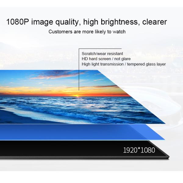 32 Inch Wifi Digital Signage Menu Board Android Ceiling / Roof Mount Remote Control