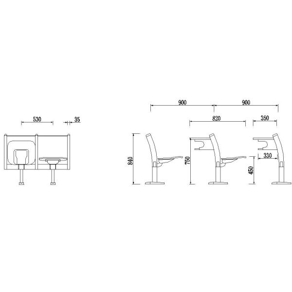 High Quality Cheap School Class Chairs ,Class Desks For Sales