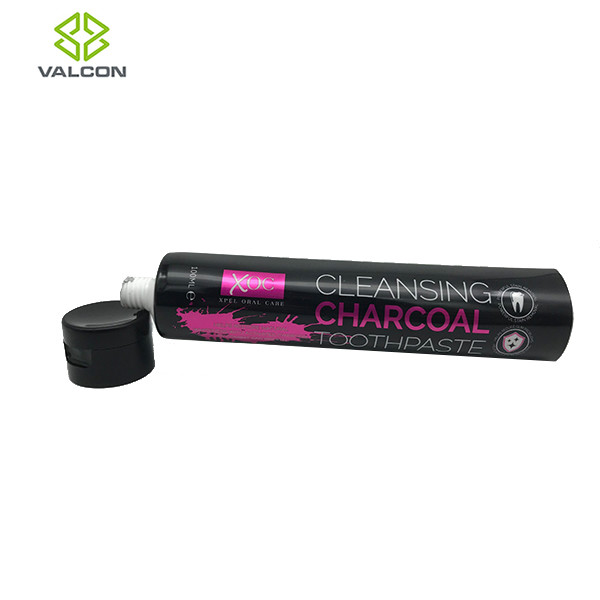 100 ML Toothpaste Packaging Tube , Laminated Flip Cap Plastic Squeeze Tubes