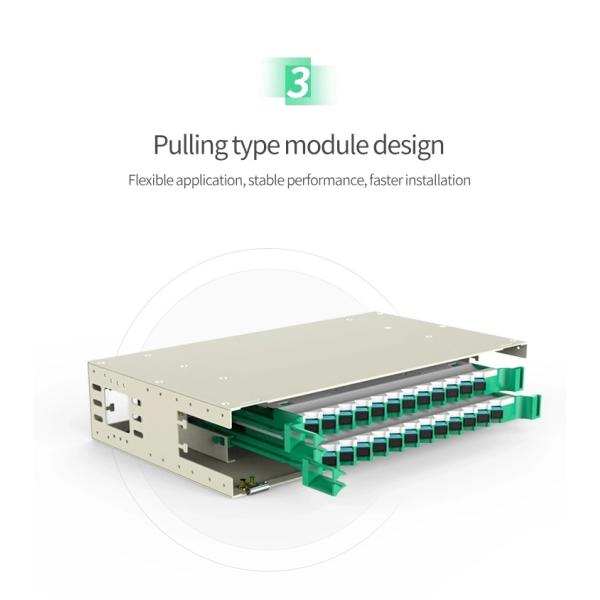 12F 24F Odf Fiber Optic Patch Panel Splicing Rack Mount Distribution Frame