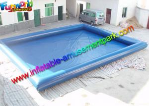 China Plato 0.9mm PVC Blue Intex Inflatable Swimming Pools For Kids / Adults on sale