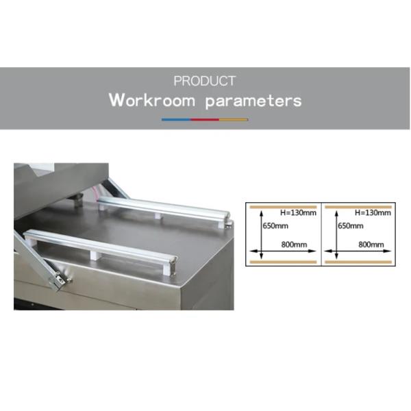 Pouch Packaging Automatic Double Chamber Aluminum Foil Vacuum Sealer Machine Advantage