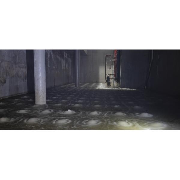 2mm Membrane Thickness Fine Bubble Disc Diffuser Hole Quantity 3500-8000