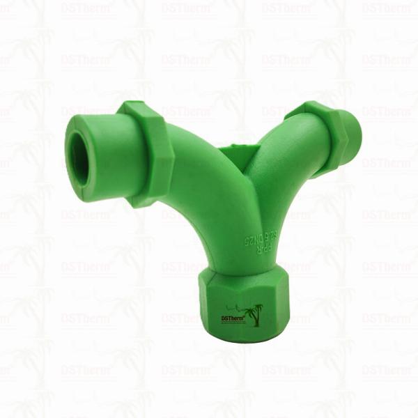 PPR Type Y Tee For Piping System S2.5 High Durability South American Model Customized