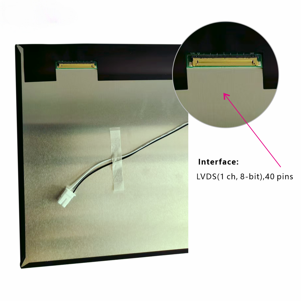10.1-Inch Large Industrial Widescreen Display | 1920×1200 Resolution, LVDS Interface, 1000cd/m² High Brightness for High-Light Workshops & Precision