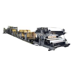 Multi - function Food Paper Bag Making Machine With Automatic Deviation