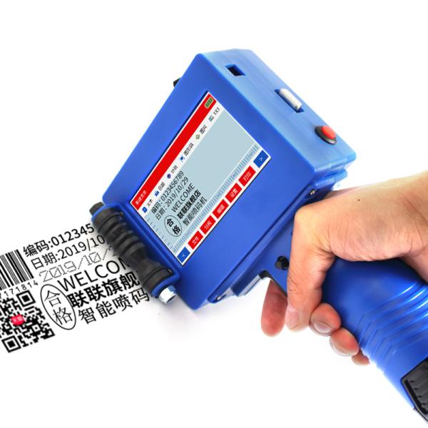 Plate Type TIJ Printer Intelligent Handheld Data Logo Inkjet Gun for Quick Drying Ink