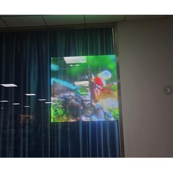 IP43 400W/Sqm LED Smart Screen Window Wall Transparent Led Display