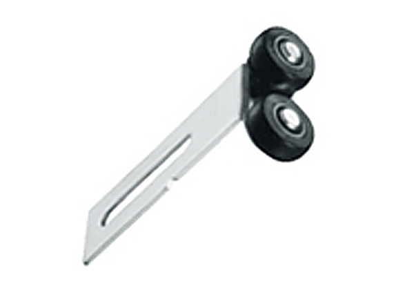 Heavy Dual Load Aluminum Window Rollers , Durable Sliding Glass Door Rollers