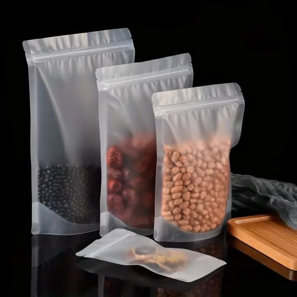 Cheap Price Durable Material Transparent Stand up Zipper Bag Clear Plastic Zipper Food Packaging Bag