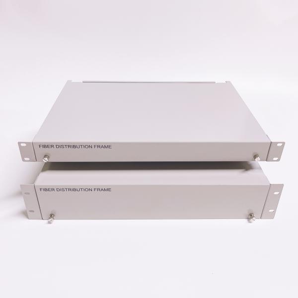 19inch 2U 48 Ports SC Simplex LC Duplex Fiber Optic Patch Panel Box with Cold Rolled Steel Construction