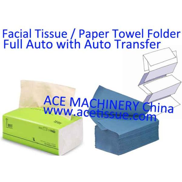 High Speed Paper Towel Folding Machine With Auto Transfer And Packing Machine