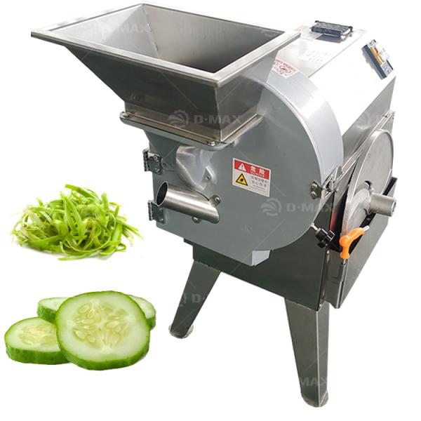 Vegetable Cutting Machine with Single Head Cutter Efficiently Shreds Spinach Leaves