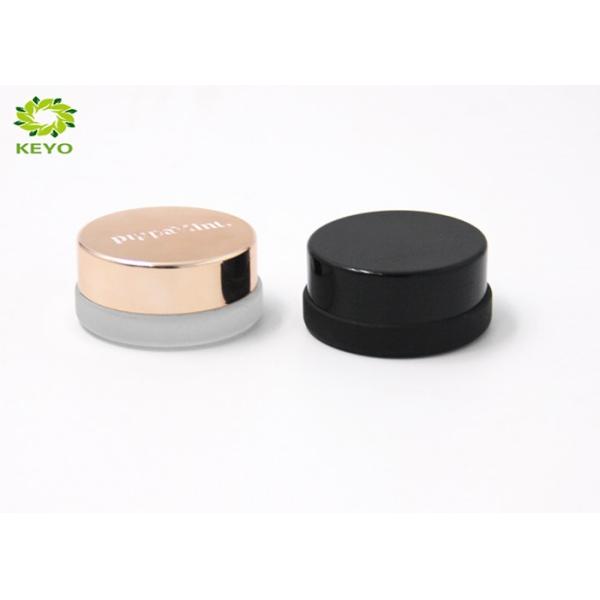 5g Mini Glass Eye Cream Jar Round Shape Custom Silk Printing Available