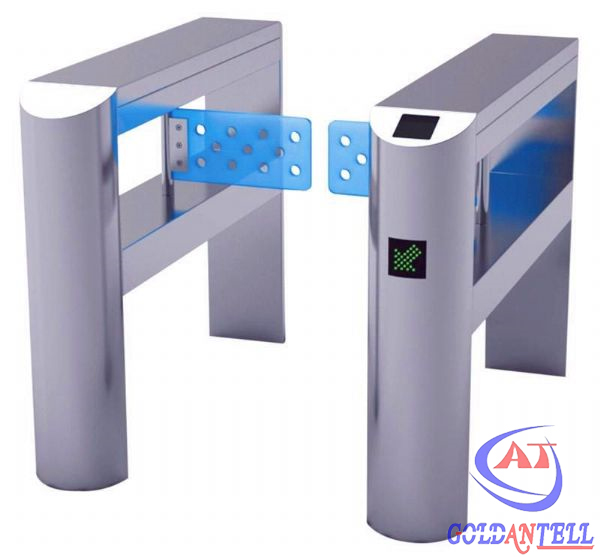Turn On / Off Time 1-2 Second Swing Barrier Gate Security Pedestrian Mechanical