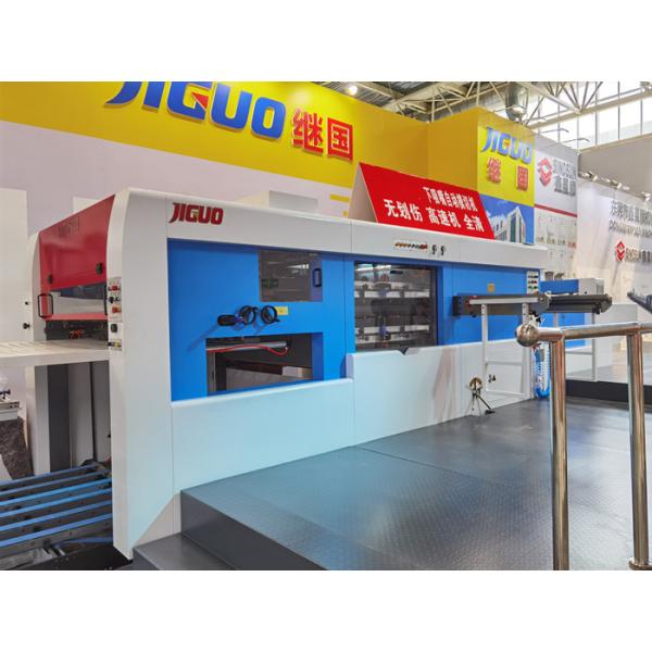 Corrugated Paper Die Cutting Stripping Machine FlatBed Bottom Suction