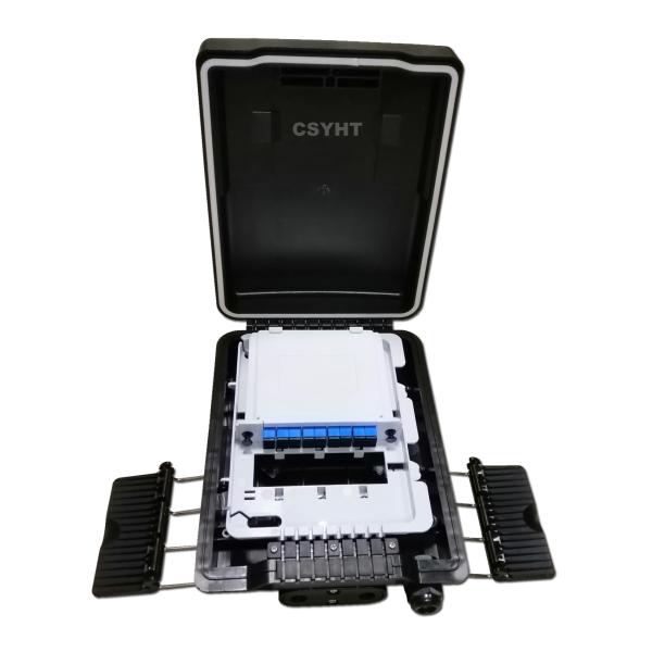 9 SC PP FTTH Drop Cable Box With 1x8 PLC Splitter