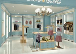 Quality Children Apparel Showroom Retail Clothing Store Fixtures Fully - Disassemble Structure for sale