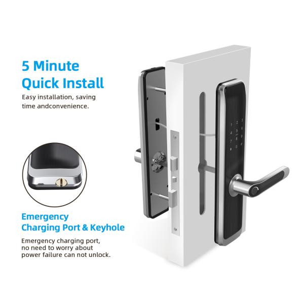 Security MF1 Card Electronic Password Door Lock Waterproof