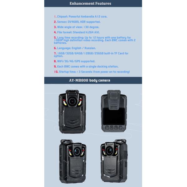 1512P Body Worn Video Camera