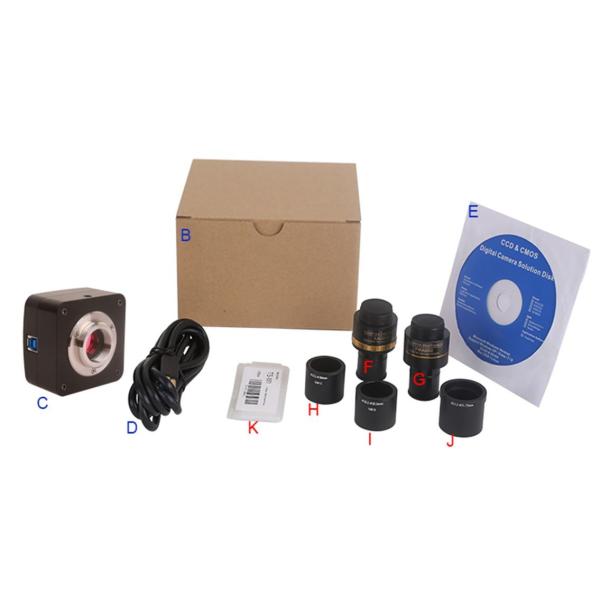 101.2 FPS Cmos USB Microscope Camera 640x480 Hardware Resolutions Range 3M Pixel