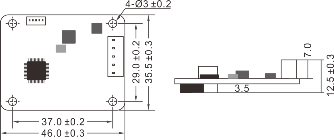 DTS6-A1 Current Output Dynamic Tilt Sensor