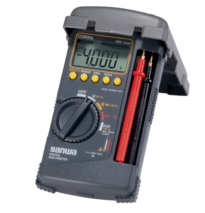 SANWA CD800a CD800a3 High-Precision Multi-Parameter Voltage Current Analyzer True RMS Auto Range CAT IV 600V CE Certified