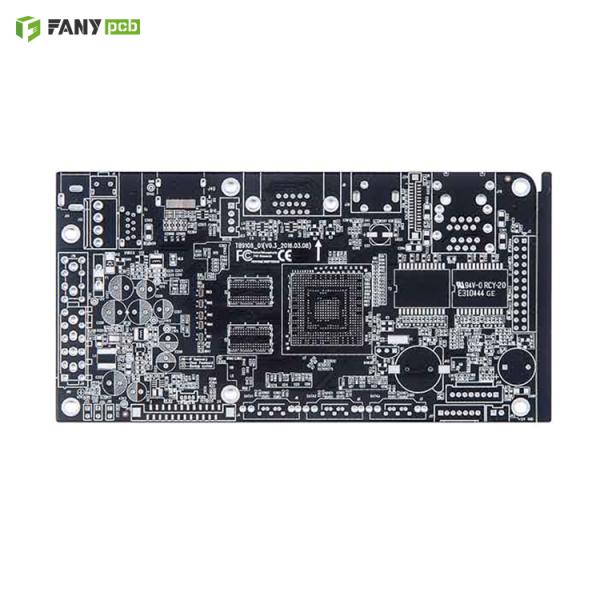 Lead-Free HASL Double-Sided PCB Circuit Board with Black Soldermask