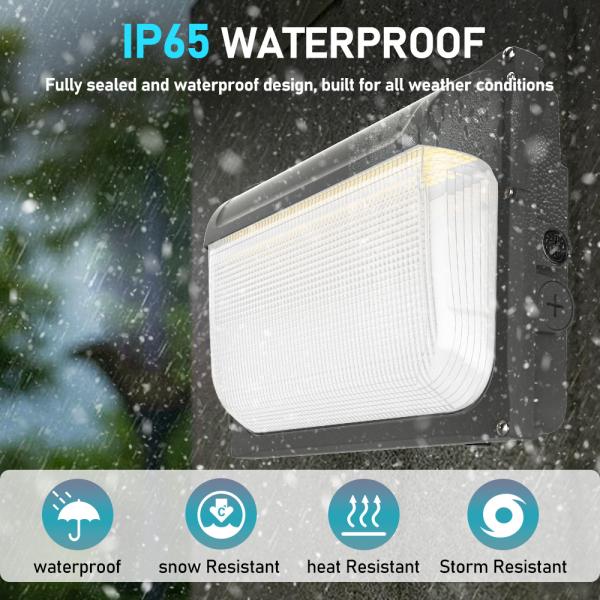 Adjustable CCT Wall Pack Light 120W IP65 for Warehouses