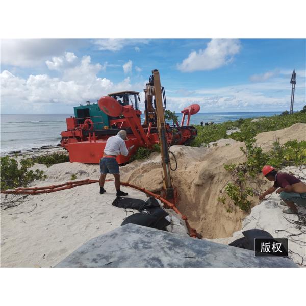 9.5m Length 2500m3 Amphibious Dredger For Sand Dredging River Lake