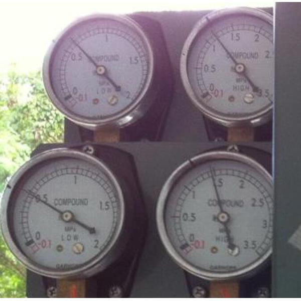 Hitachi screw compressor spare part pressure gauge