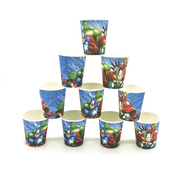 Hot Cup Initial Payment Single-Wall Paper Cups for Party Custom Printed Drinking Cup