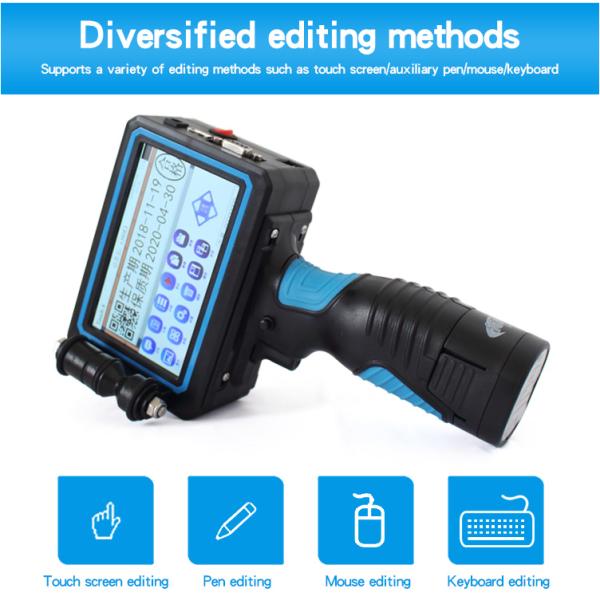 T980 Handheld Inkjet Printer for Expiry Date Printing in Compact Size 235*135*100mm