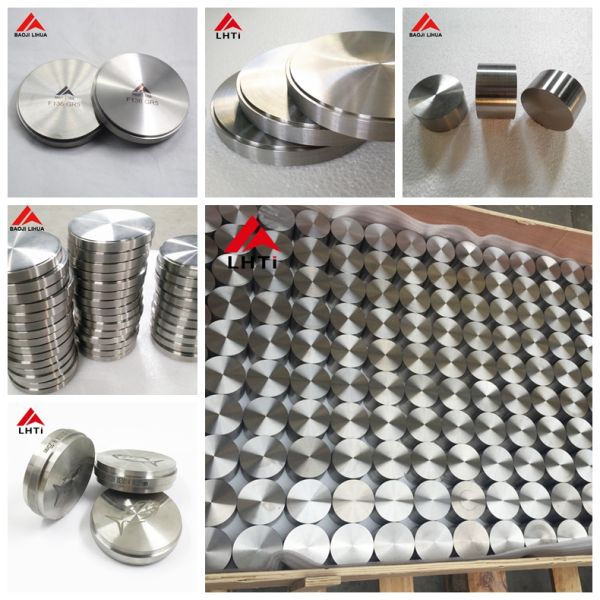 High Performance ASTM B381 Gr5 Titanium Target titanium disc for industry