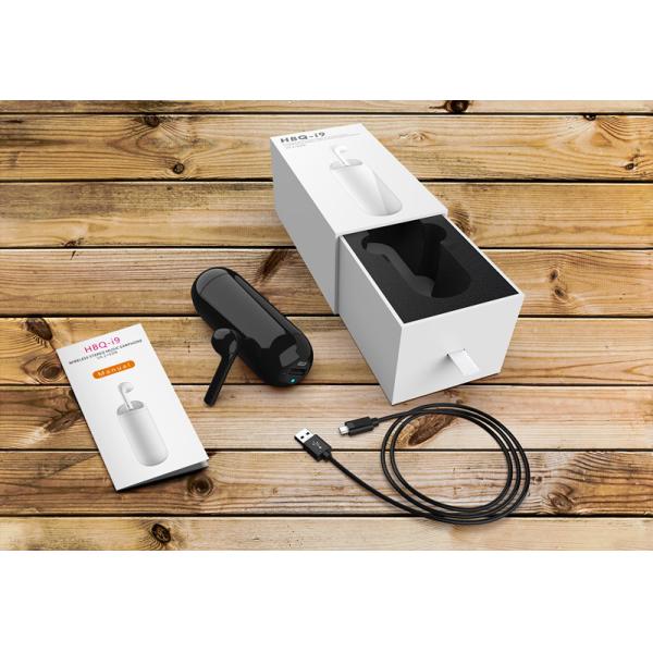 Support intelligent active noise reduction mini mono wireless earphone bluetooth earbud with charger box power bank