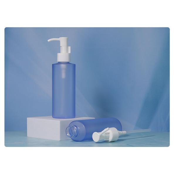 Gradient Black Blue 150ml Pump Bottle for Pump Head Material Plastic Pump