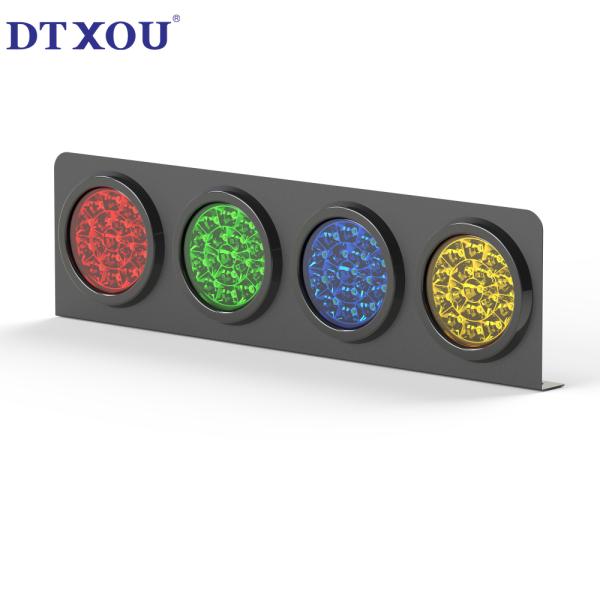 LED indicator light 4-hole bracket Brake indicator light Trailer tail light bracket