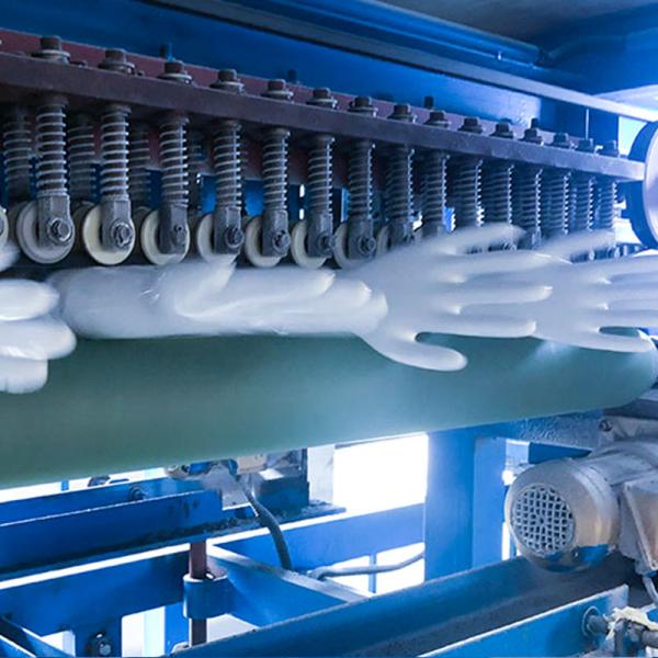 deyi disposable sterile latex gloves making machine