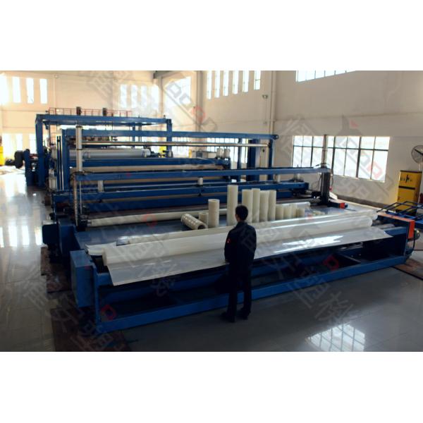 6000mm Waterproof Geomembrane Sheet Extrusion Machine Sheet Extruder Machine 1000kg/Hr Capacity