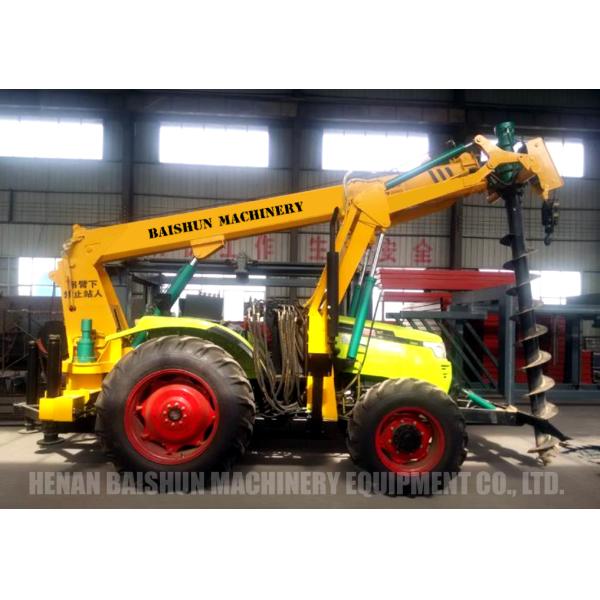 Hydraulic Vibrating Pile Driver Pole Erection Machine With 150-2000mm Drilling Diameter